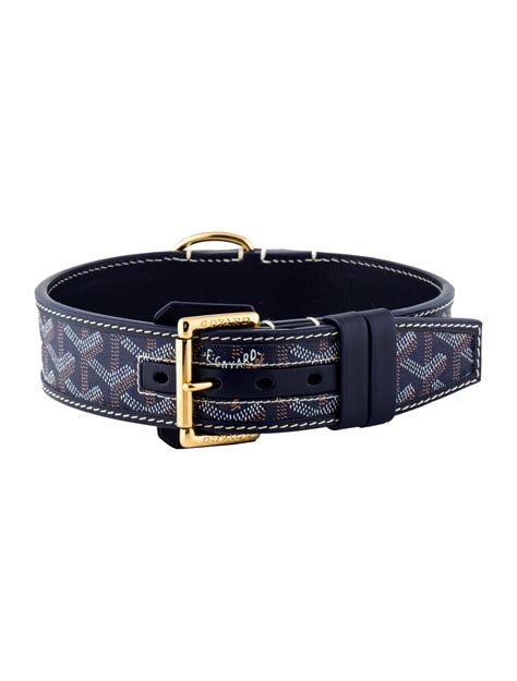 goyard dog collars|goyard pet collars for sale.